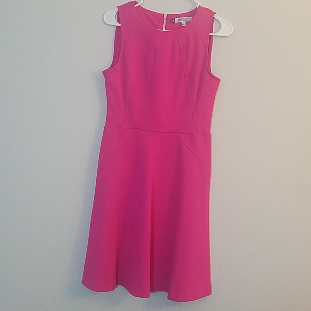 Pink J. Lo dress